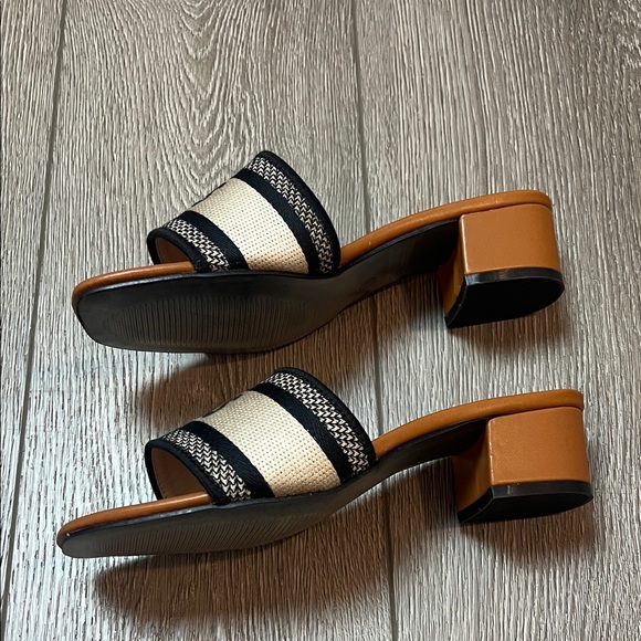 New Stunahome Stylish Black and Tan Women's Sandals Paris size 37 - Picture 4 of 10